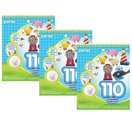 Perler Pattern Pad, Volume 2, 3PK 80-22785